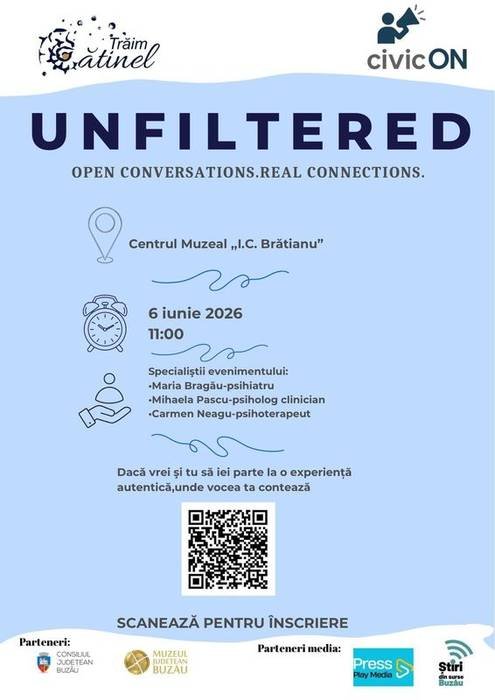Specialiști în psihologie și psihiatrie, față în față cu publicul la „UNFILTERED”