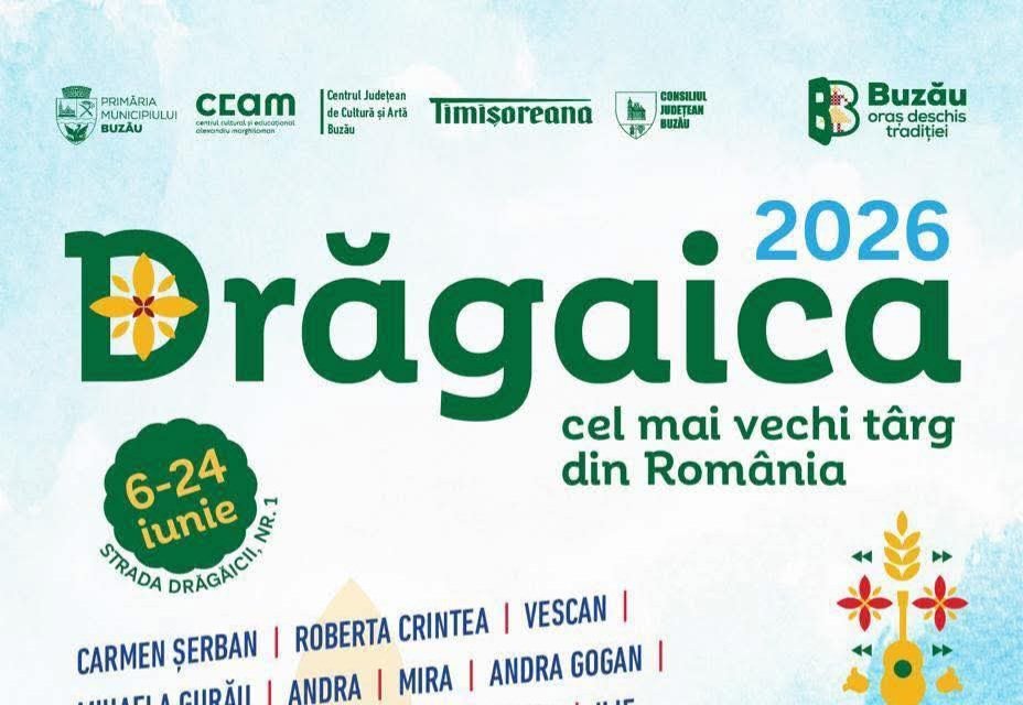 Drăgaica 2026 vine cu vedete, grătare și distracție – cel mai tare târg de vară al Buzăului