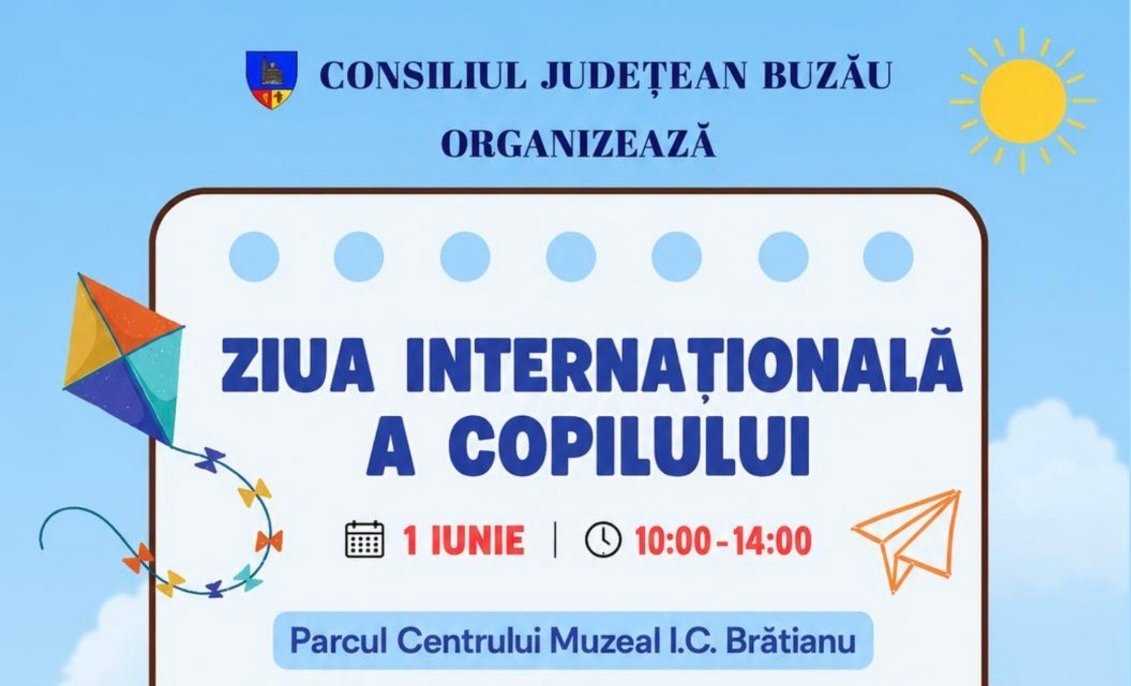 1 Iunie la Buzău: O zi plină de surprize pentru cei mici
