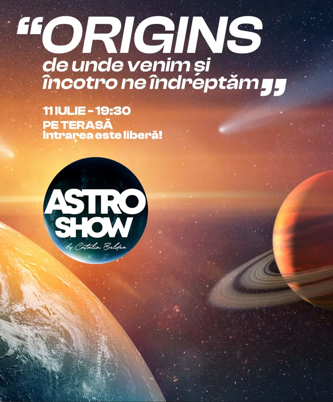 ASTROSHOW BUZĂU – UNIVERSUL VINE MAI APROAPE DE TINE