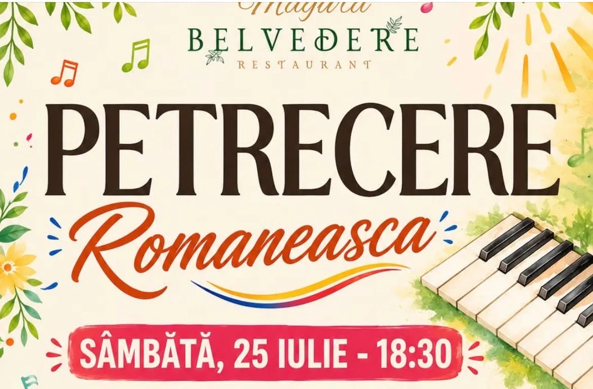 Petrecere Românească la Belvedere Măgura – Muzică Live cu Greierașul & Formația Dinamic