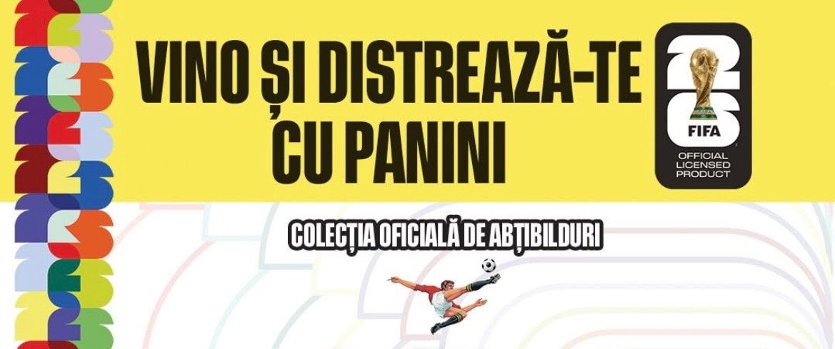 Sticker Swap Tour Panini FIFA World Cup 26 ajunge la Shopping City Buzău