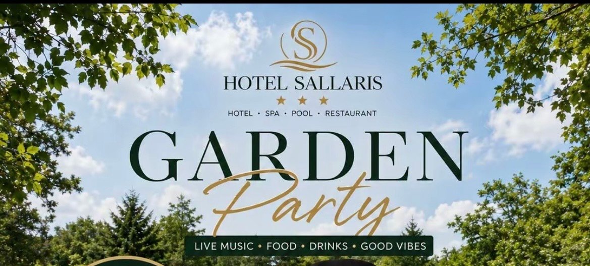 Garden Party la Hotel Sallaris – Muzică live cu Mircea Cazan și Ionuț Galani